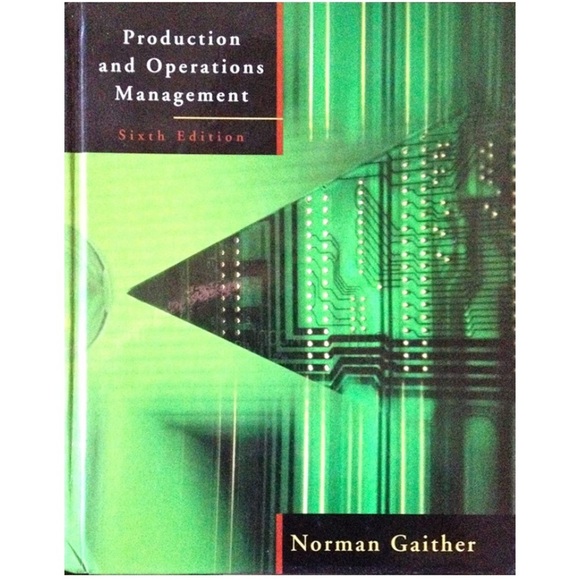 Production and Operations Management
6th Edition textbook - Picture 1 of 2